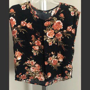 Short Sleeve Floral Blouse